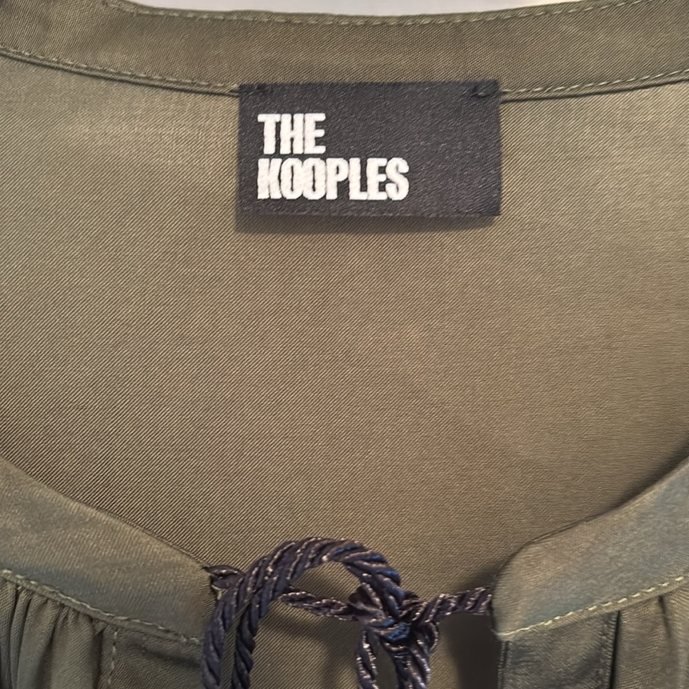 The Kooples Maxi Dress Army green color. Viscose. Retail $365 - Picture 5 of 6